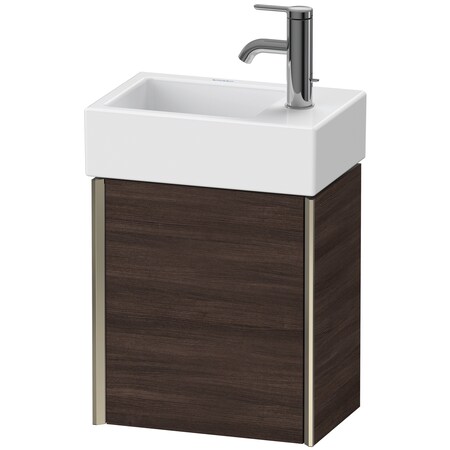 Xviu Wall-Mounted Vanity Unit Chestnut Dark